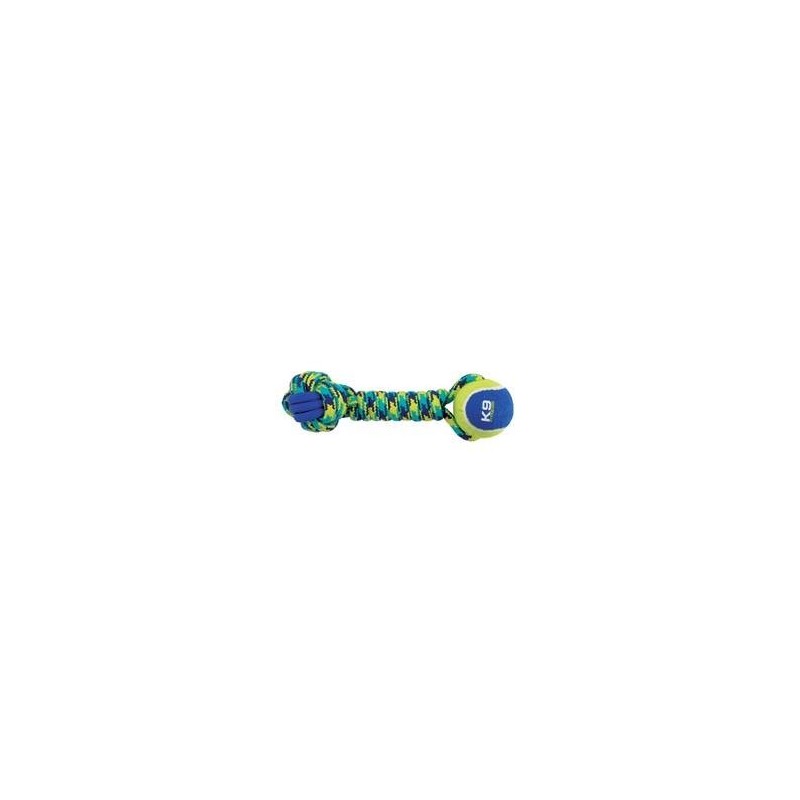 ZS K9 Rope & TPR Tennis Dumbbell, 31 cm