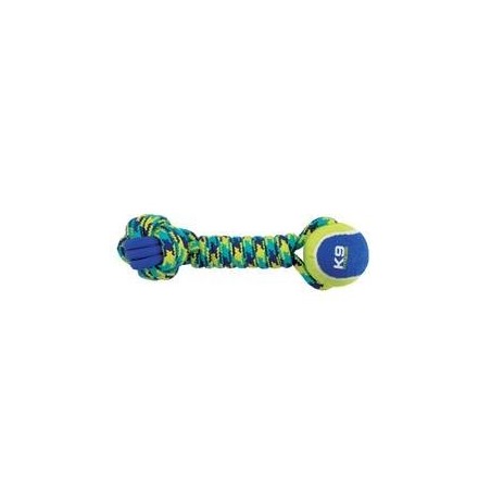 ZS K9 Rope & TPR Tennis Dumbbell, 31 cm