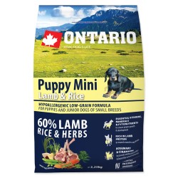 Ontario Puppy Mini Lamb & Rice